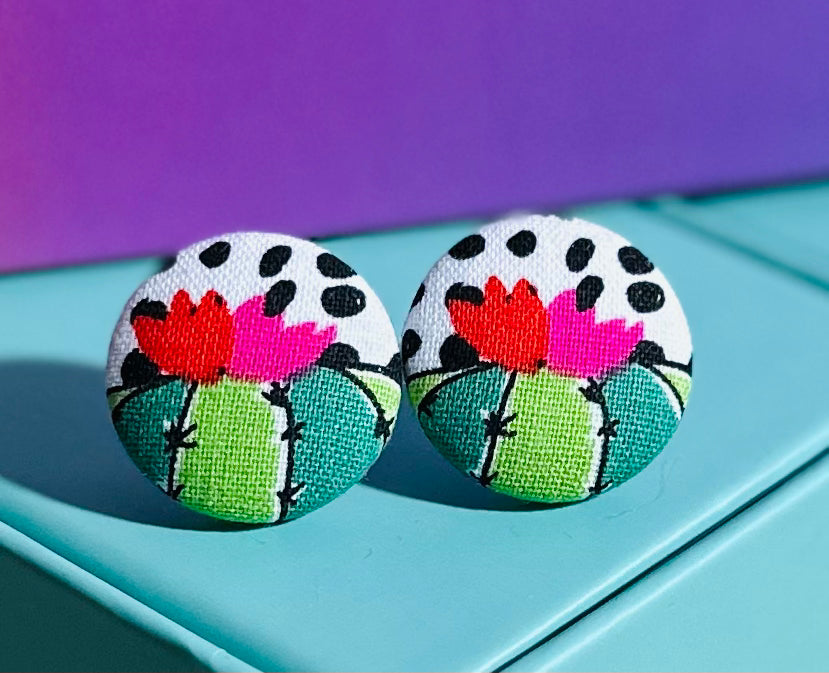 Textile Studs - Spring Time