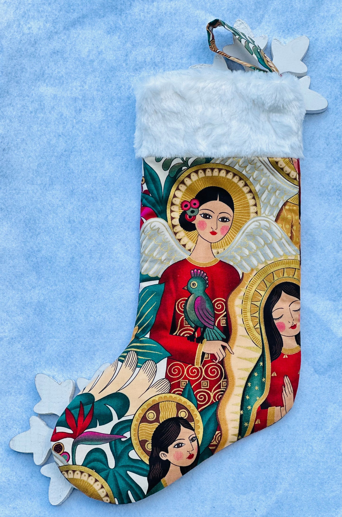 Christmas Stocking - La Virgen