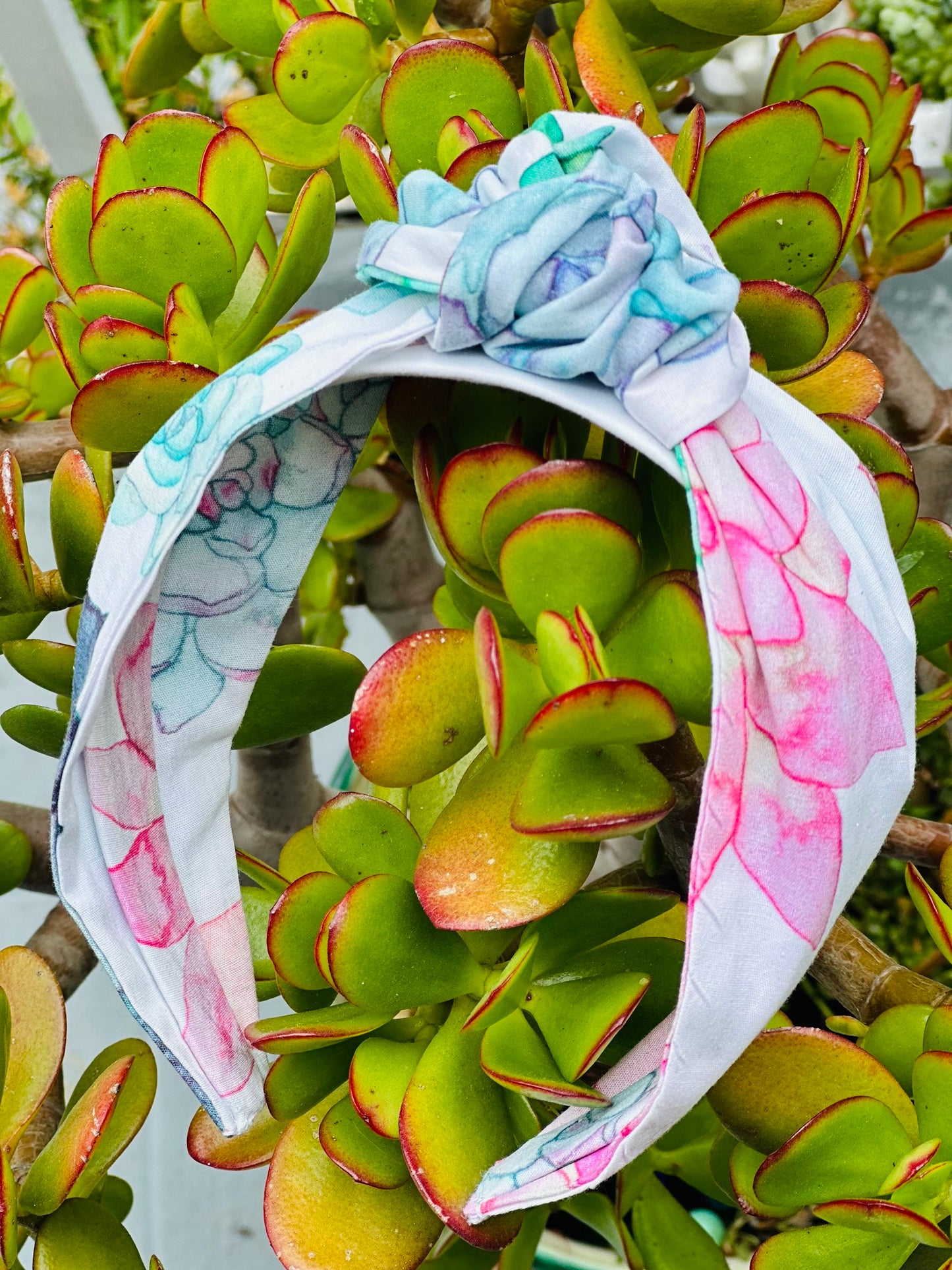 El Nudo Headband - Succulents