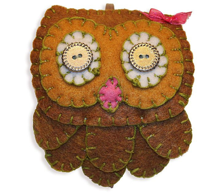 Headband - Owl (Brown)