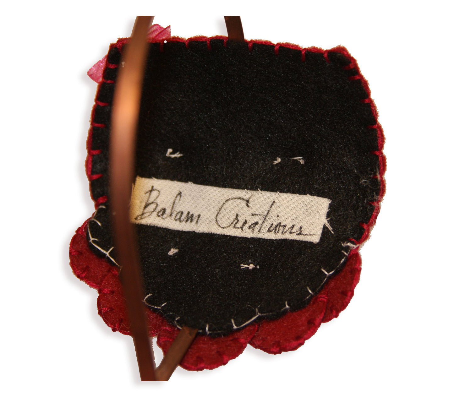 Headband - Owl (Maroon)