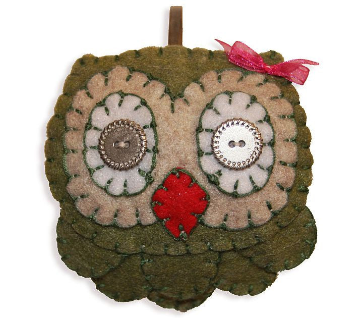 Headband - Owl (Hunter Green)