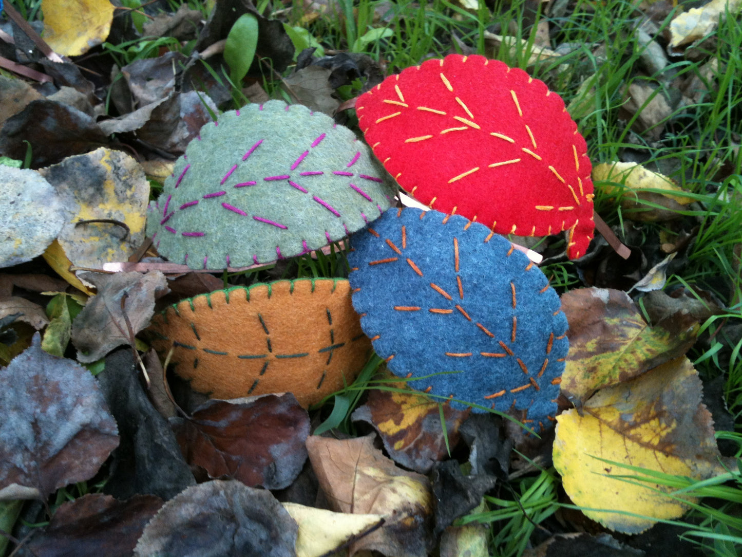 Headband - Leaf (Blue)