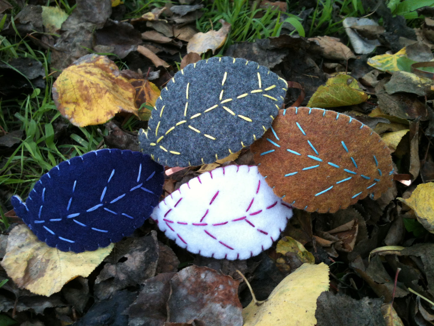 Headband - Leaf (Grey)