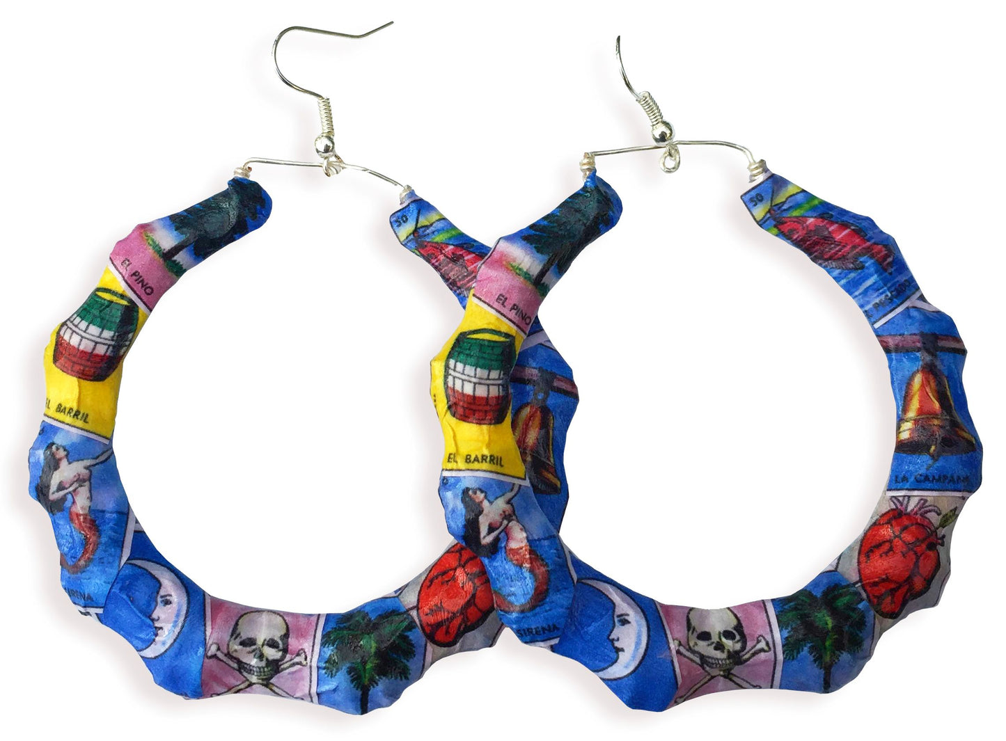 Bamboo Earrings - Round