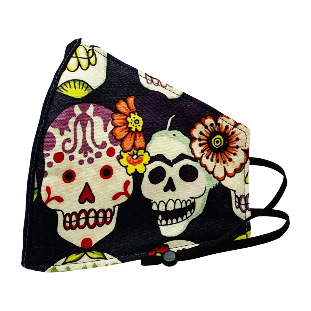 2Piece BC Face Mask - Frida & Skulls