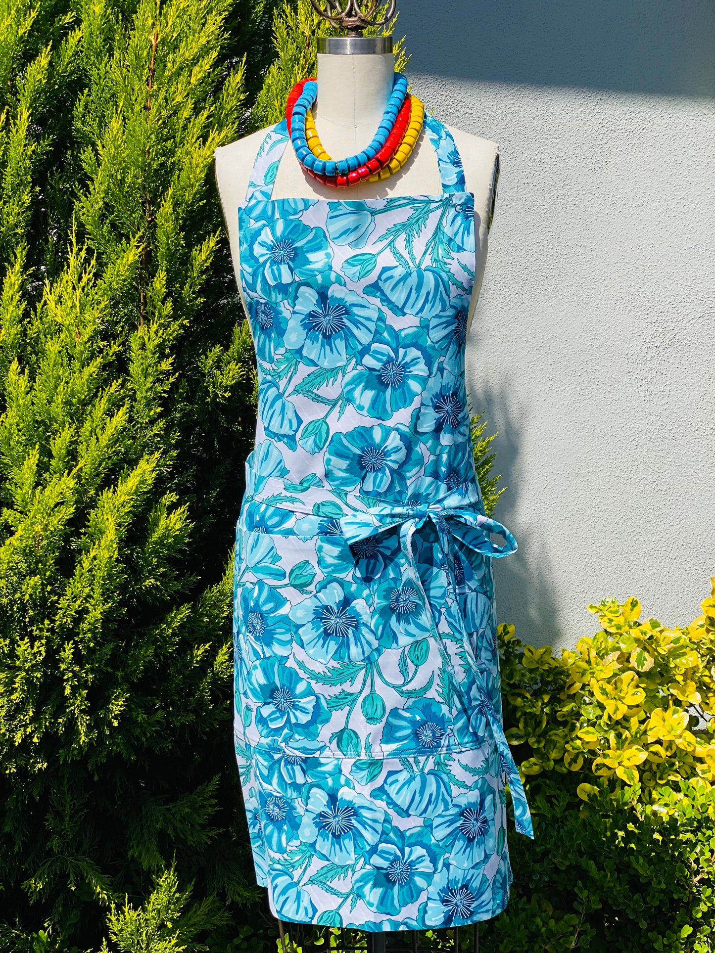 Aprons Chef’s Cut (mens) - Poppy Flowers