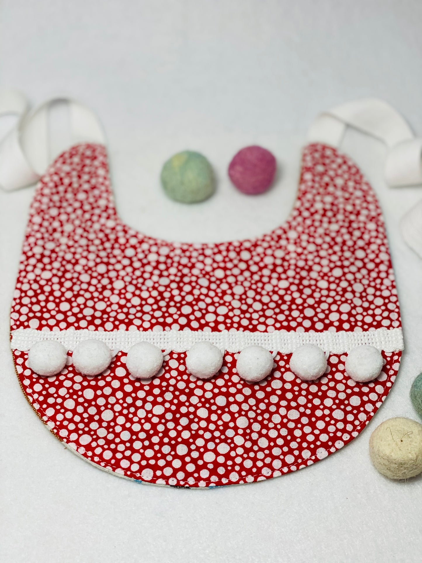 Bib - POM POM - Dots