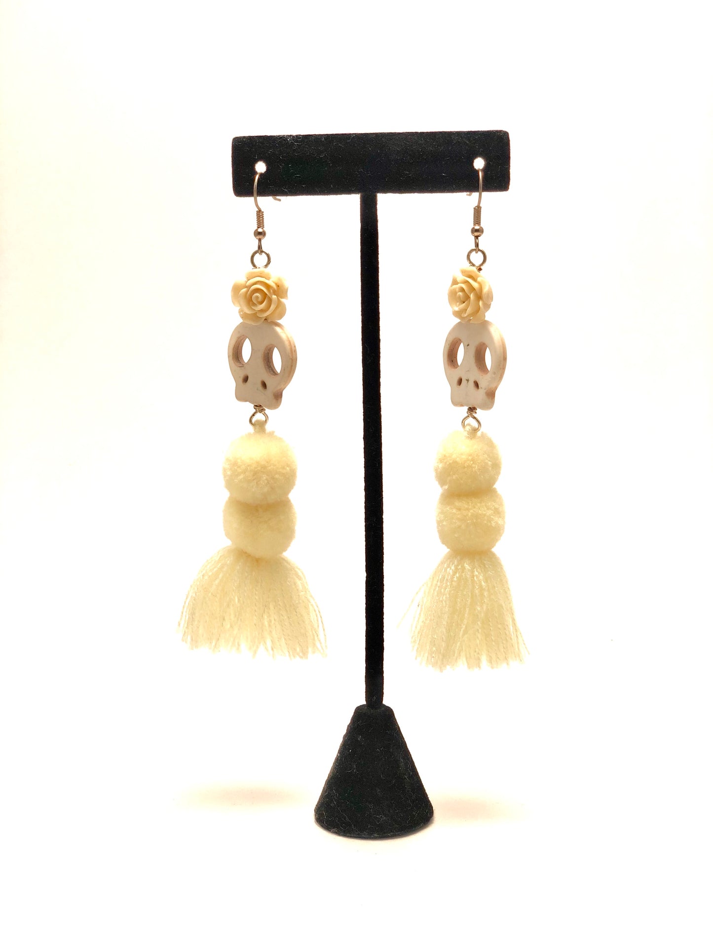 Earrings - Kalaka Tassels (Yellow)