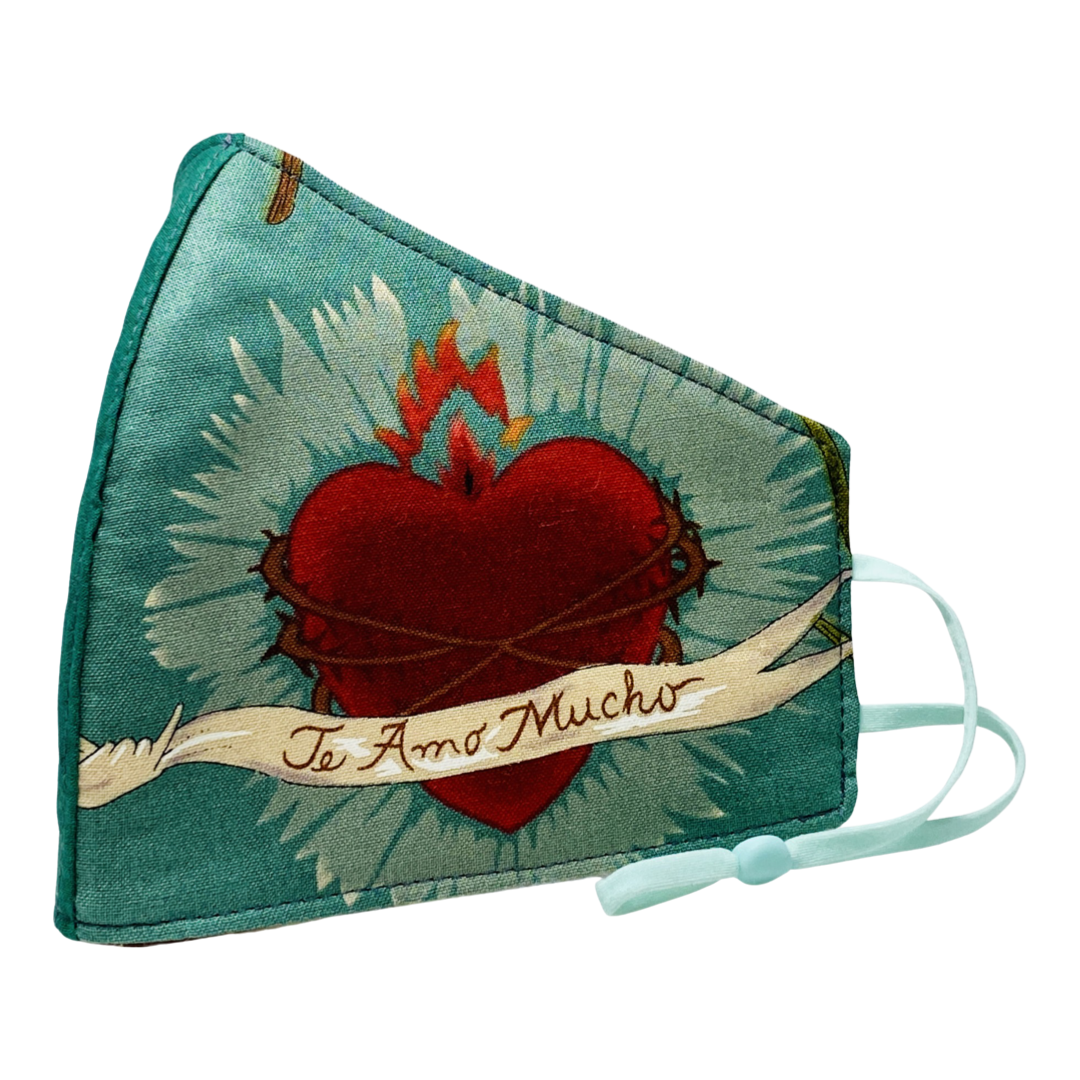 2Piece BC Face Mask - Te Amo Mucho