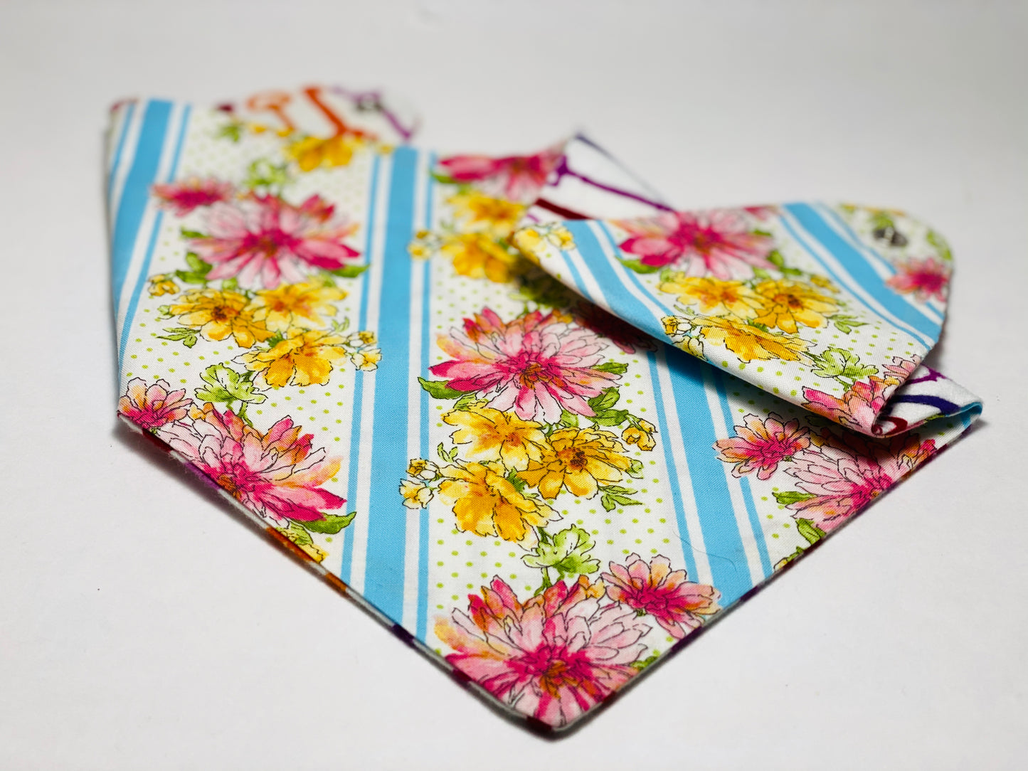 Bibdana (Toddler) - Spring (on blue)