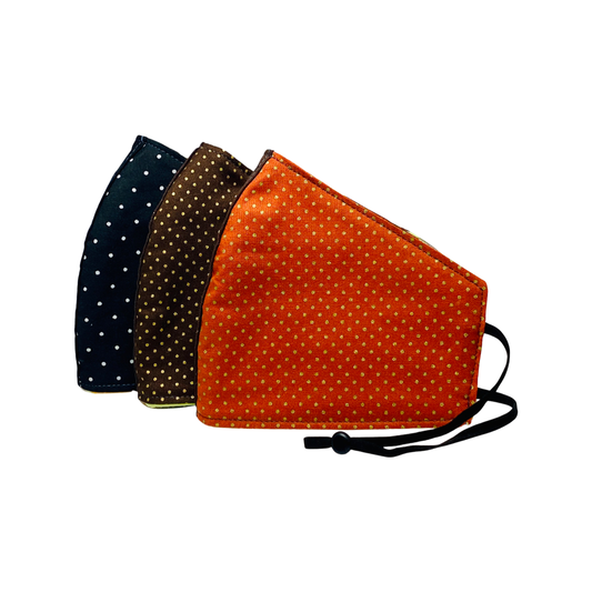 2Piece BC Face Mask - Polka Dots