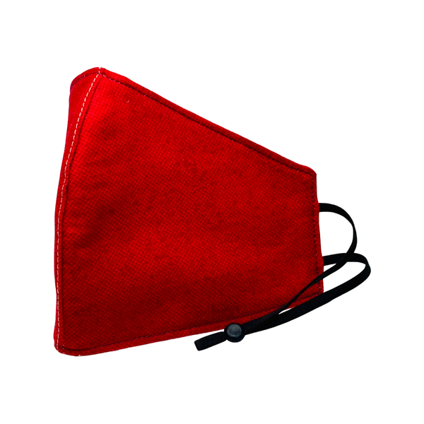 2Piece BC Face Mask - Christmas Red