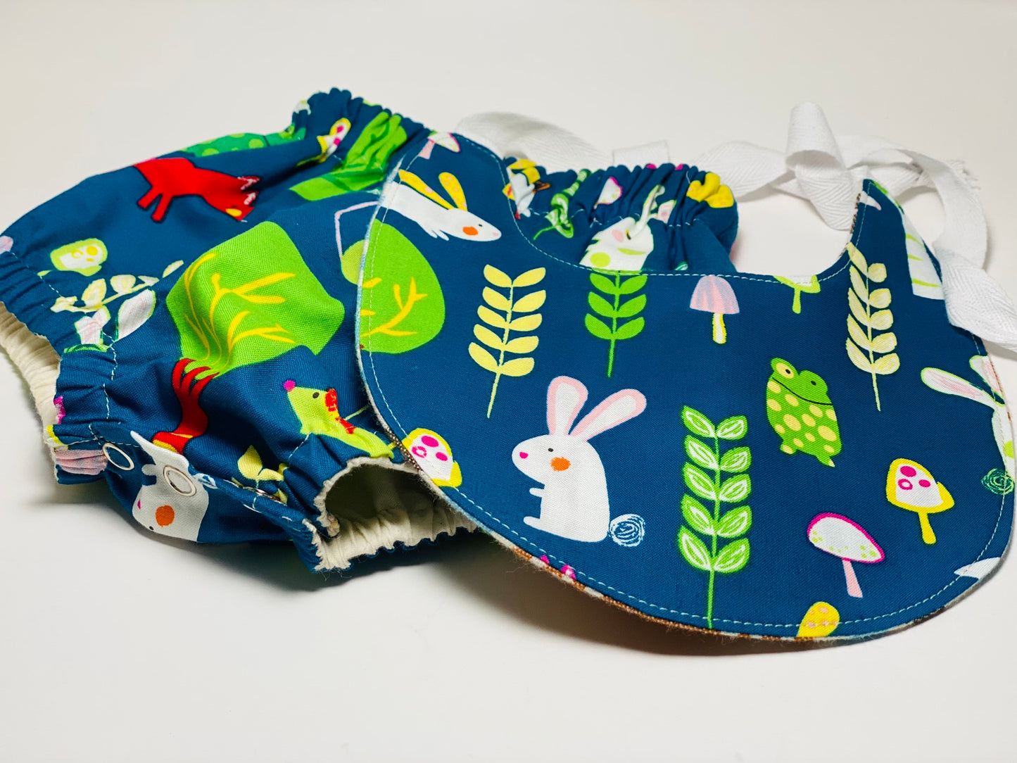 Bib & Bloomer Set - Forest Friends
