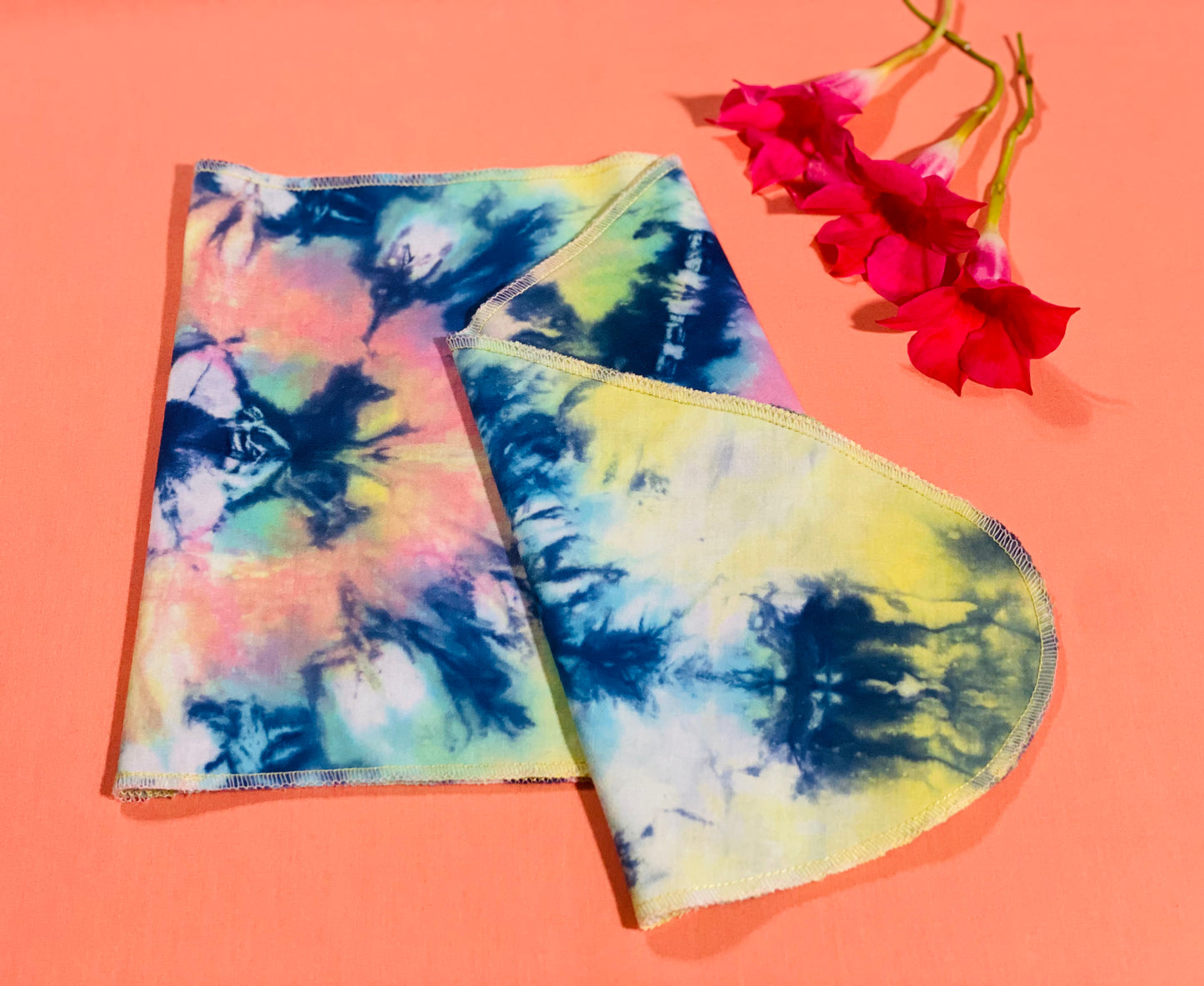 Pañuelo - Tie-Dye Blues & Greens