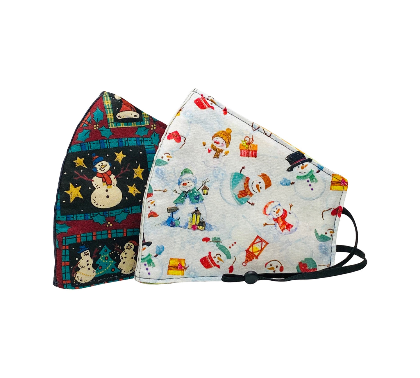2Piece BC Face Mask - Snowmen