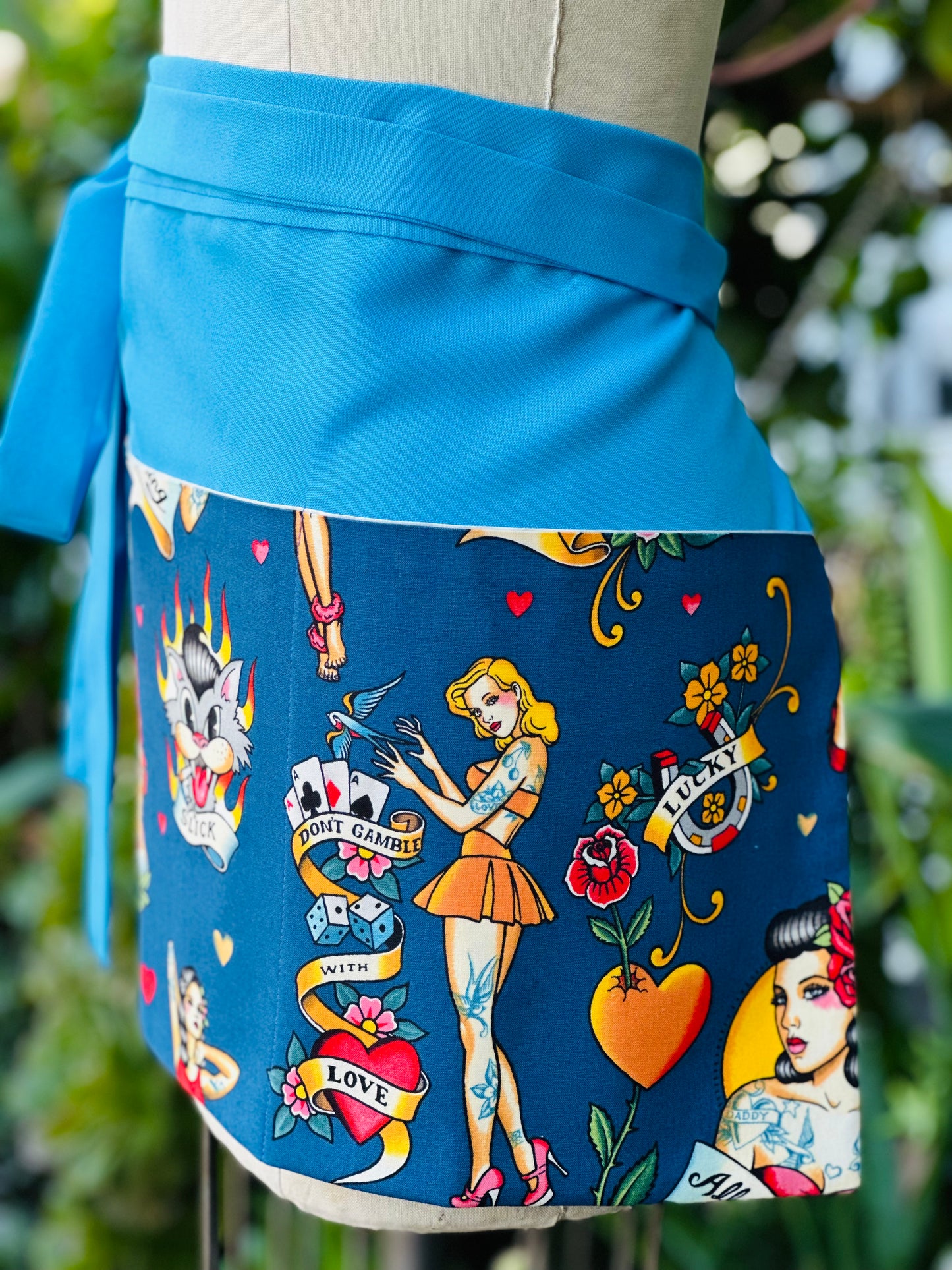 Waist Apron - Tattoo Pin-Up