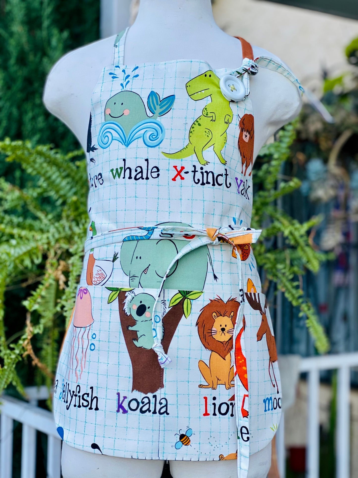 Apron (Kids) - Animal ABC’s