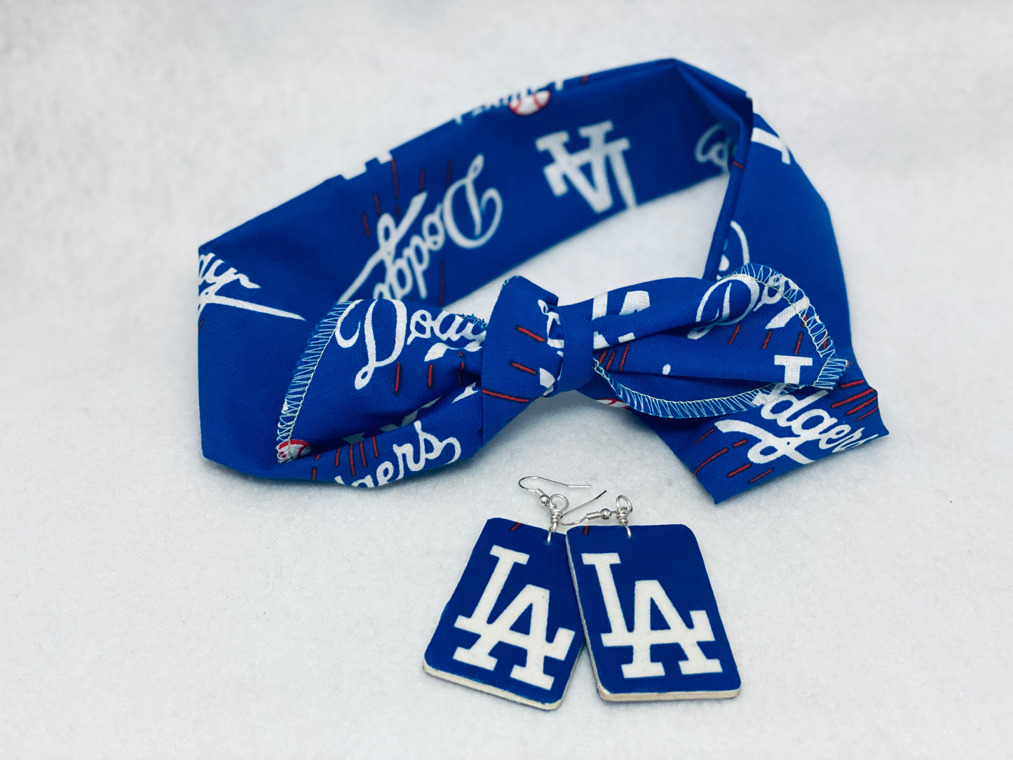 Pañuelo Set- LA earrings with matching hair tie