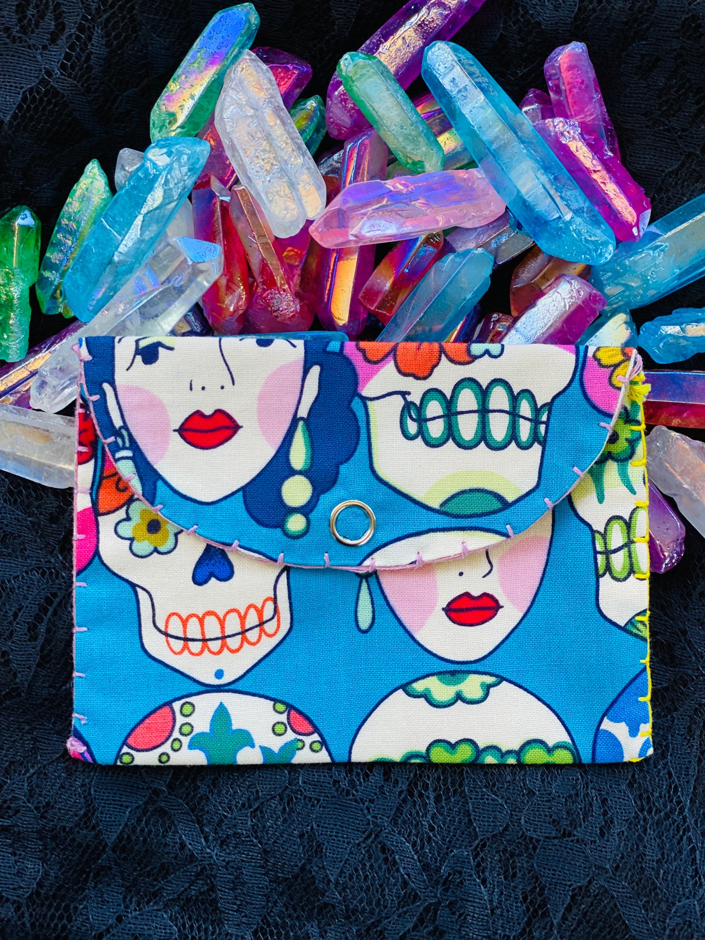 Coin Bag - Frida & Skulls