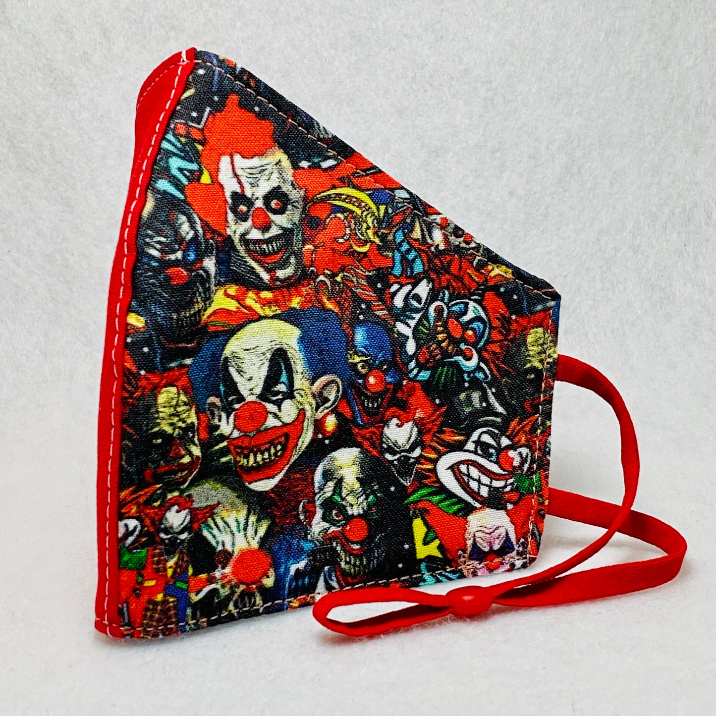 2Piece BC Face Mask - Crazy Clowns