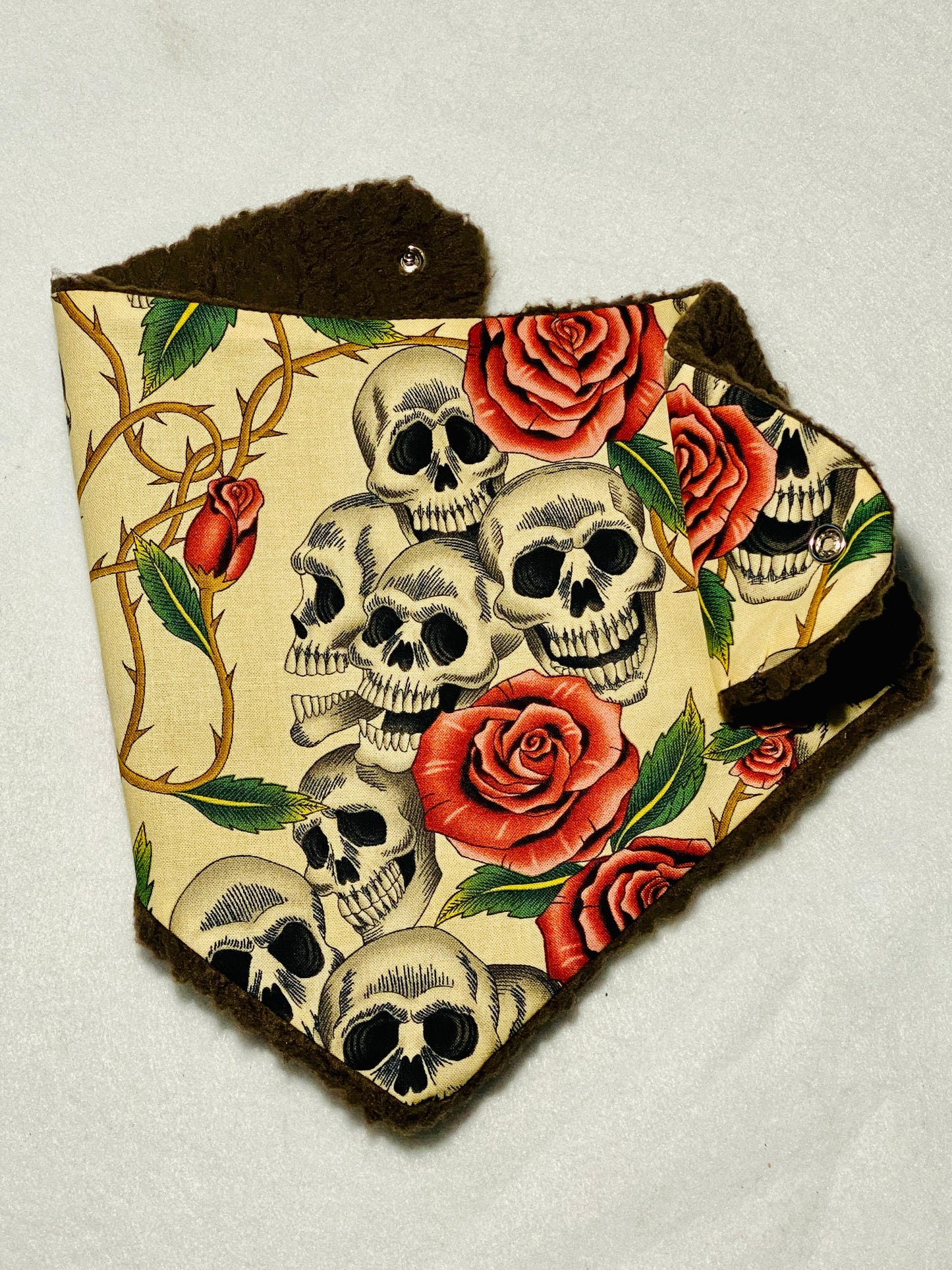 Scarfdana (Baby) - Rose Skulls