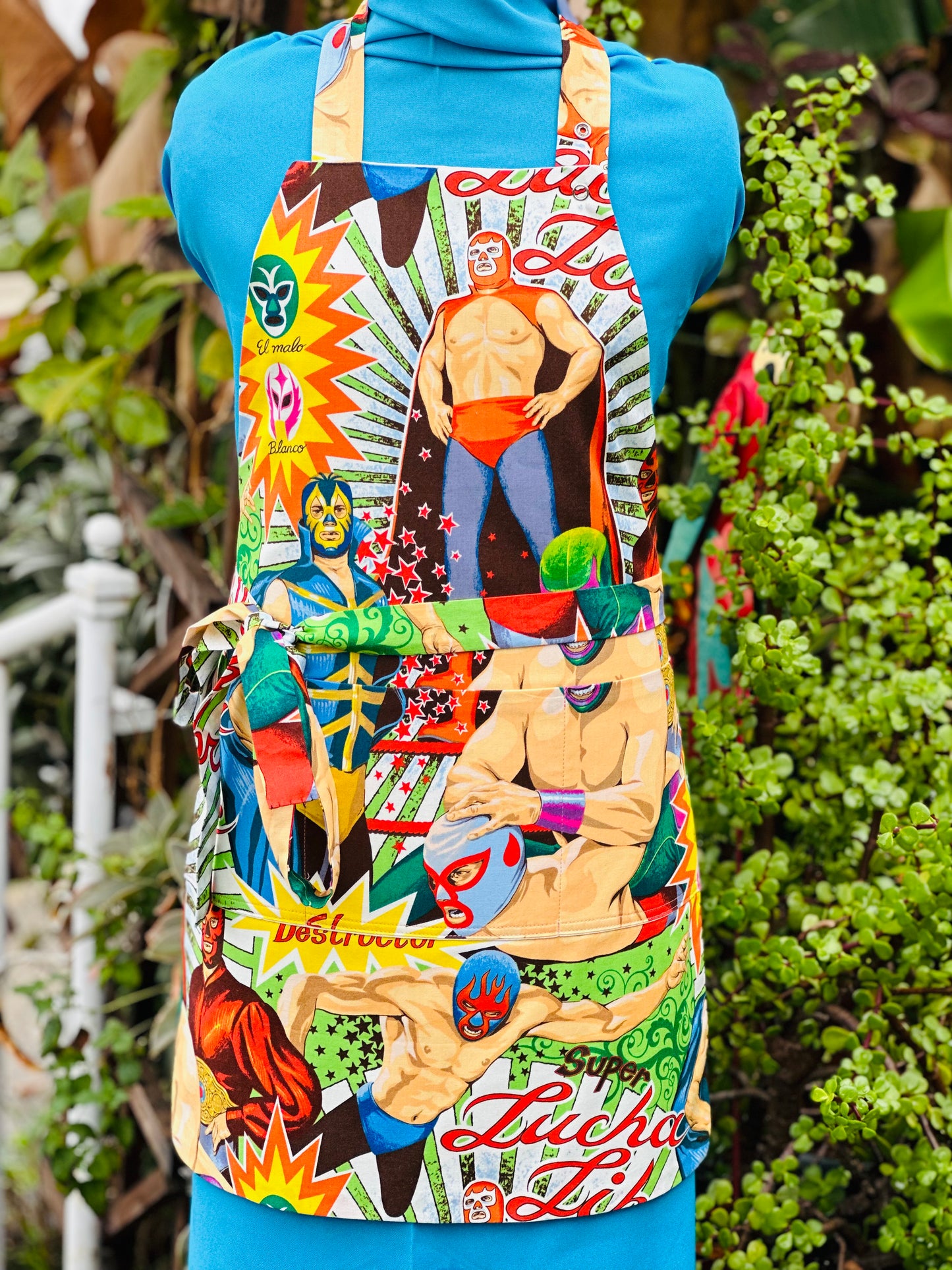 Little Women Apron - Lucha Libre