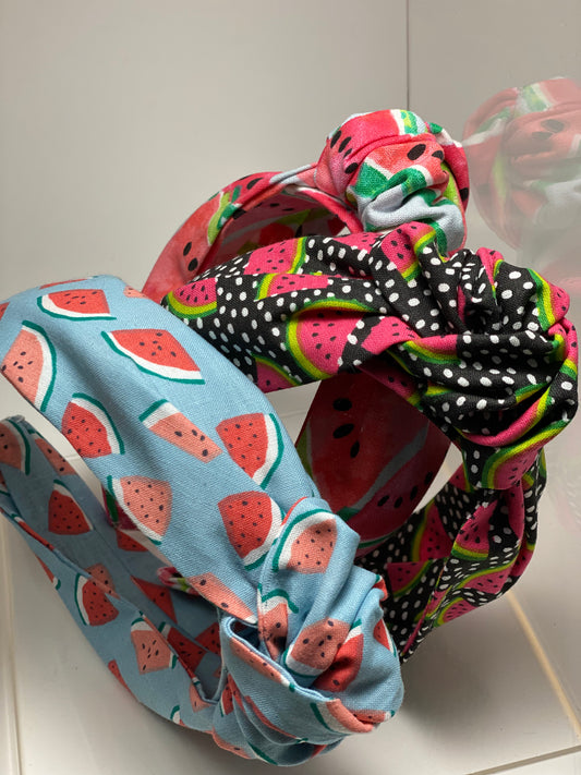 El Nudo Headband - Watermelons