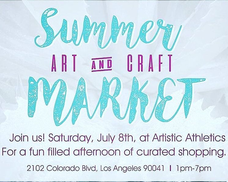 Summer Art and Craft Market - Artistic Athletics