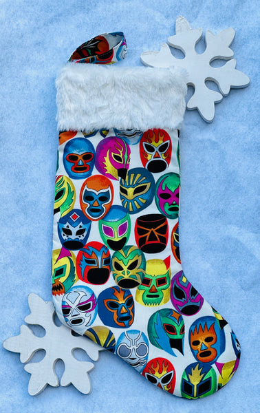 Christmas Stocking - Lucha Mascaras