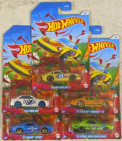 2020 Hot Wheels - EASTER (Kroger Exclusive) Complete Set of 5