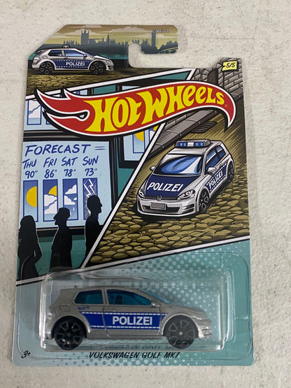 2020 Hot Wheels - POLICE Series (Walmart Exclusive) Complete Set of 5