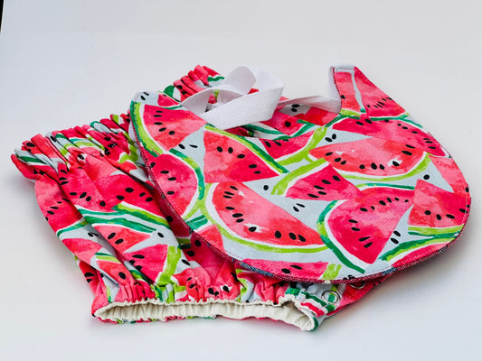 Bib & Bloomer Set - Sandia