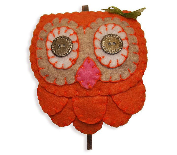 Headband - Owl (Orange)