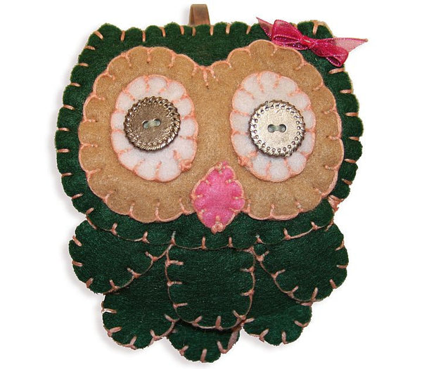 Headband - Owl (Green)