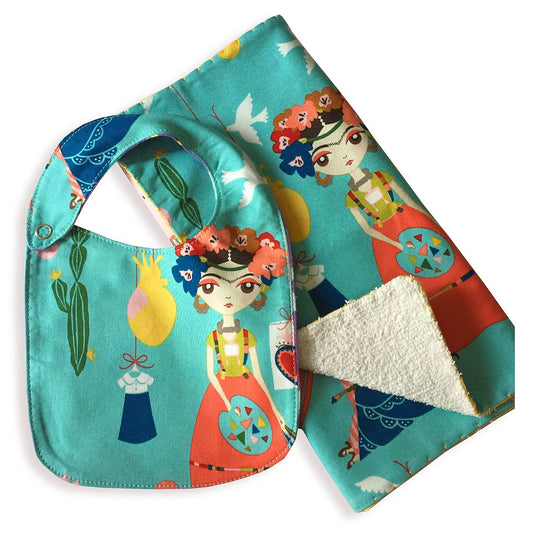 Bib & Burp Cloth - Combo