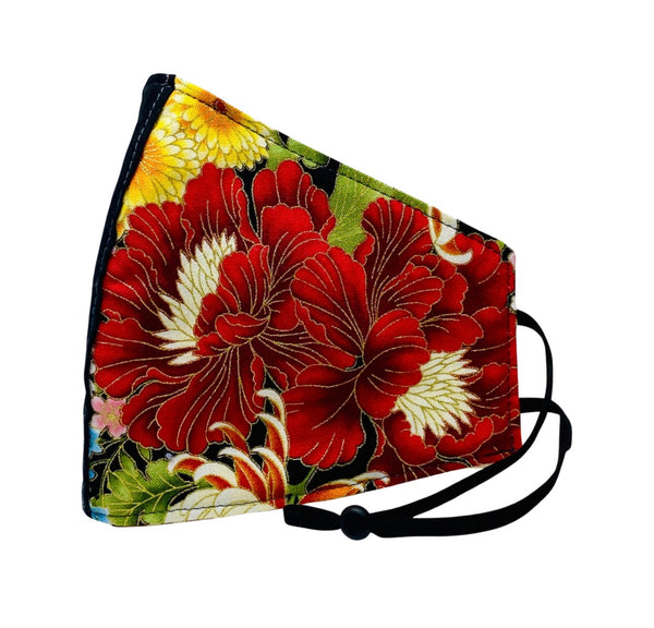 2Piece BC Face Mask - Christmas Blossoms