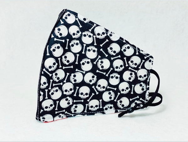 2Piece BC Face Mask -  Skulls & Bones