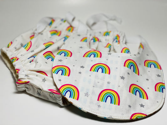 Bib & Bloomer Set - Arco Iris