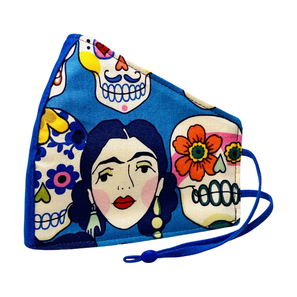 2Piece BC Face Mask - Frida & Skulls