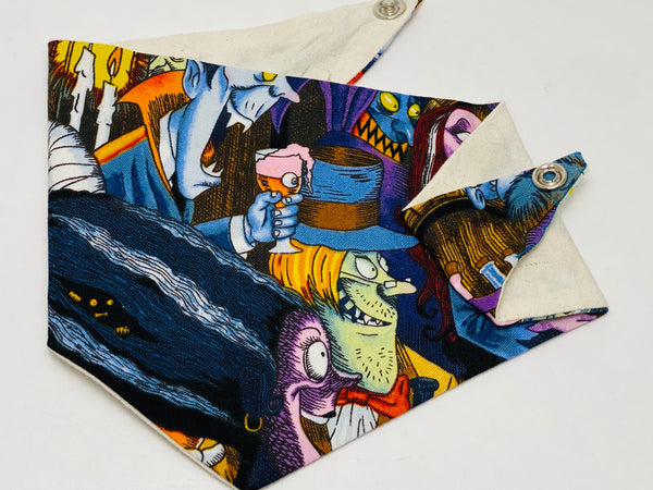 Doggy Hankie - Monsters (Small / Extra Small)