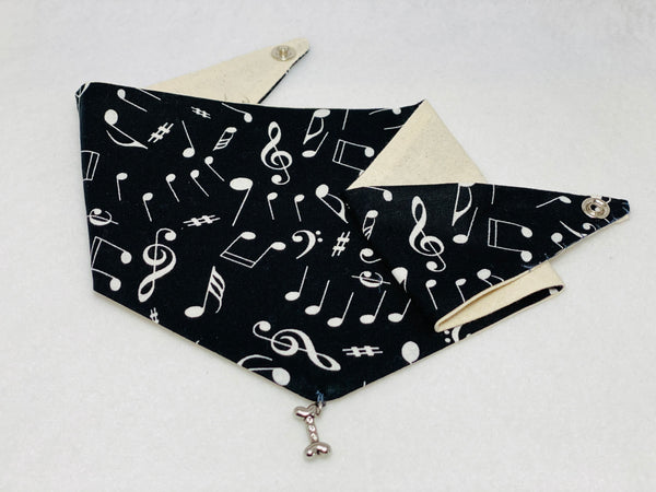 Doggy Hankie - Music Notes (Small / Extra Small)