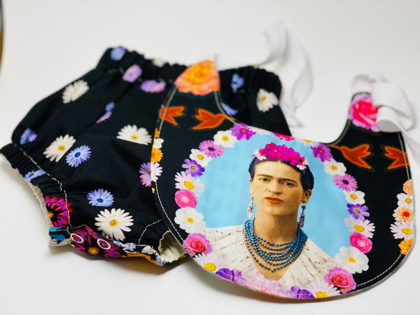 Bib & Bloomer Set - Frida Kahlo