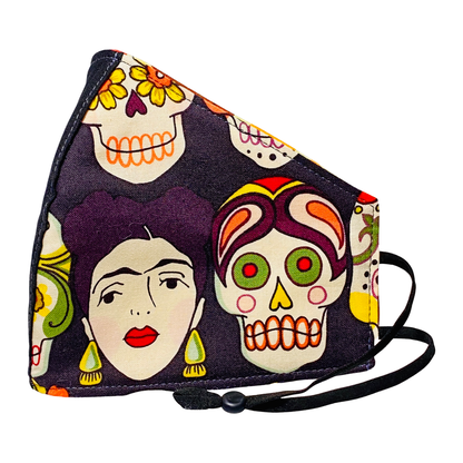 2Piece BC Face Mask - Frida & Skulls