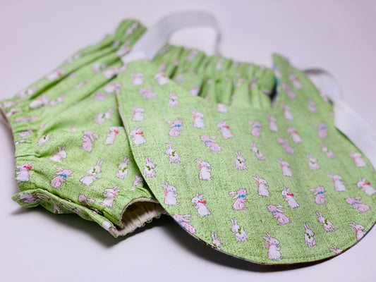 Bib & Bloomer Set - Easter Bunnies