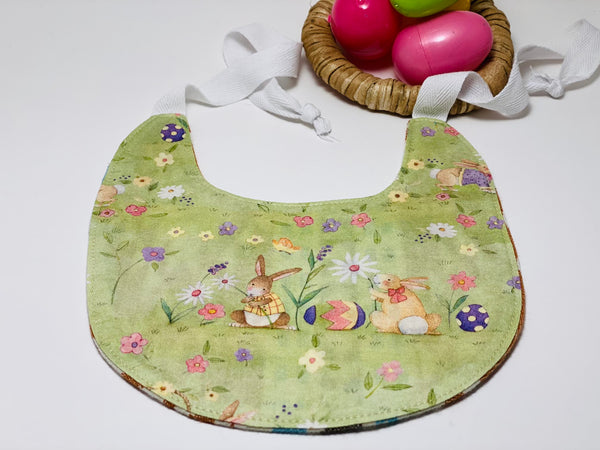 Bib & Bloomer Set - Classic Easter Bunnies