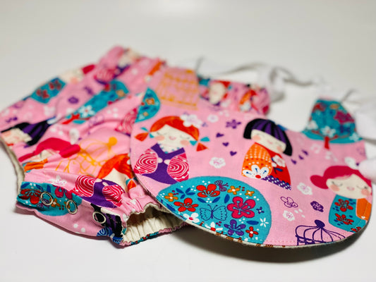 Bib & Bloomer Set - Las Japonesas