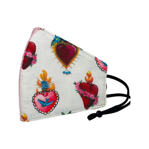2Piece BC Face Mask - Sacred Hearts