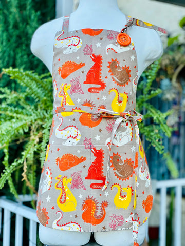 Apron (Kids) - Dragons